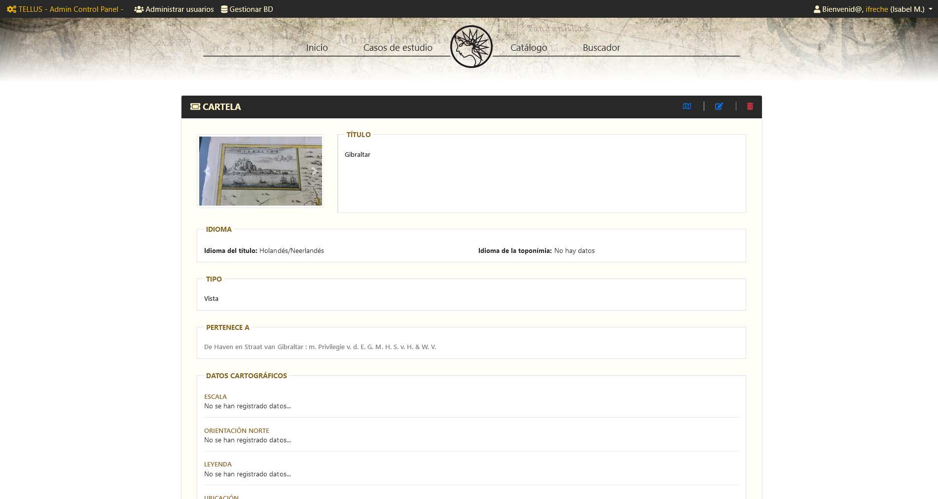 TELLUS: Cartografía Histórica