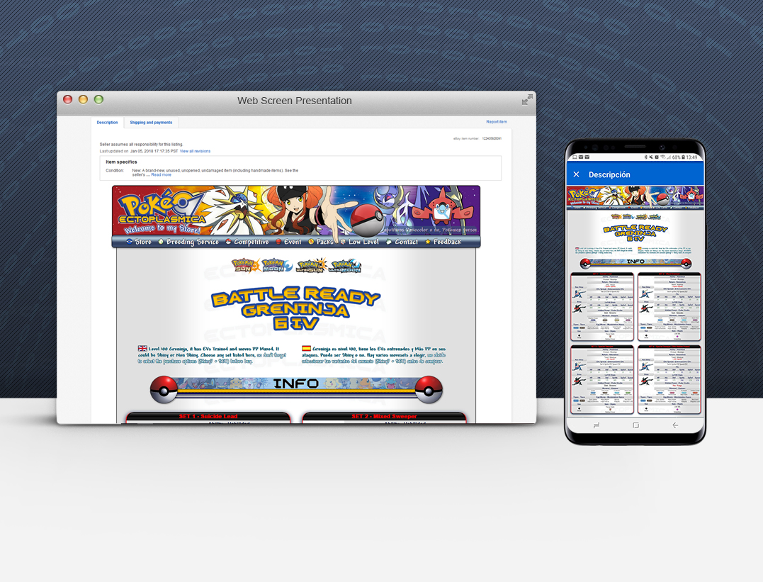Pokéctoplasmica eBay template V1